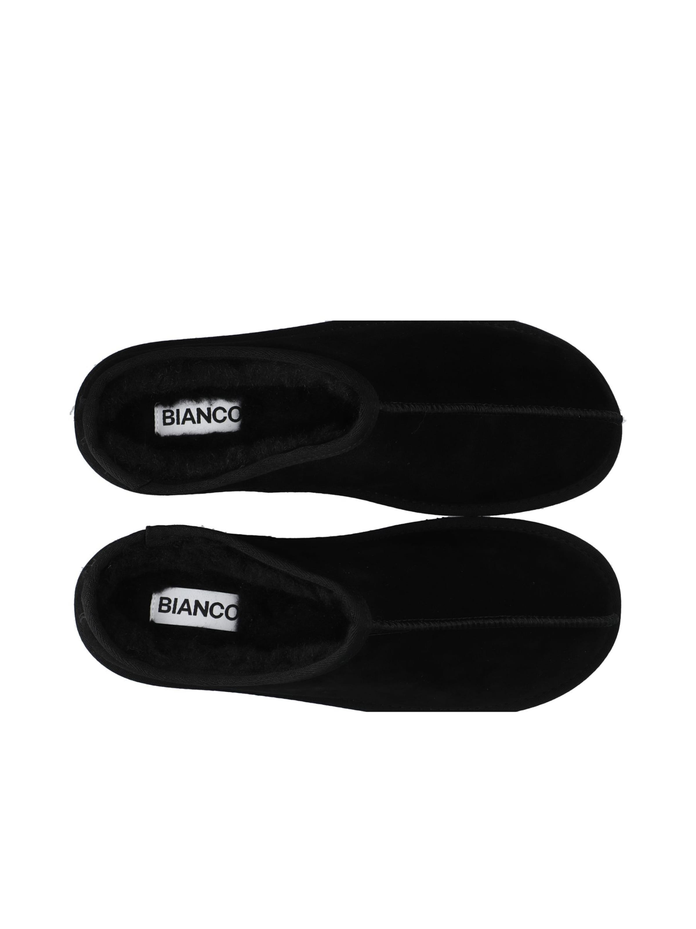 Bianco - Zapatillas de casa en negro