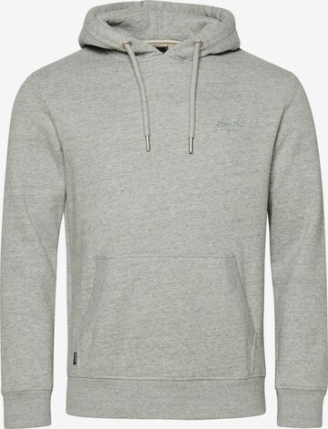 Superdry Sweatshirt in Grijs: voorkant