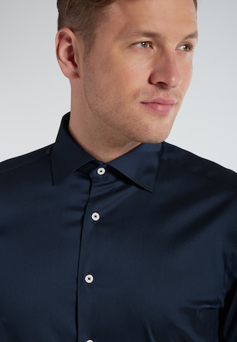 ETERNA Slim fit Button Up Shirt in Blue