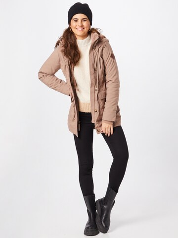 HOLLISTER - Parka meia-estação em castanho