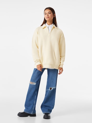 Bershka Collegepaita värissä beige