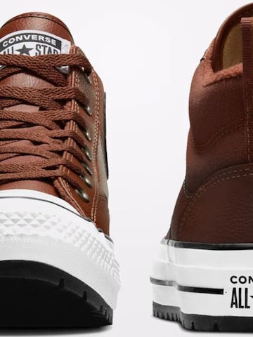 Sneaker alta 'Chuck Taylor As Malden Street' di CONVERSE in marrone