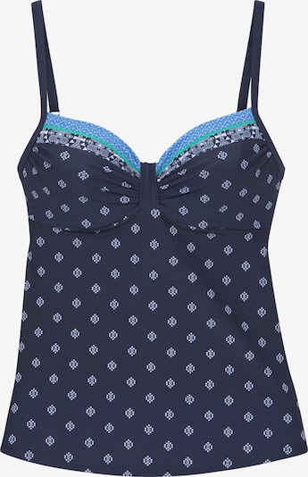 LASCANA Tankini in Blue / Navy / Sky blue / Grass green, Item view