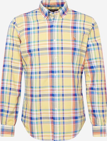 Polo Ralph Lauren - Regular Fit Camisa em amarelo: frente
