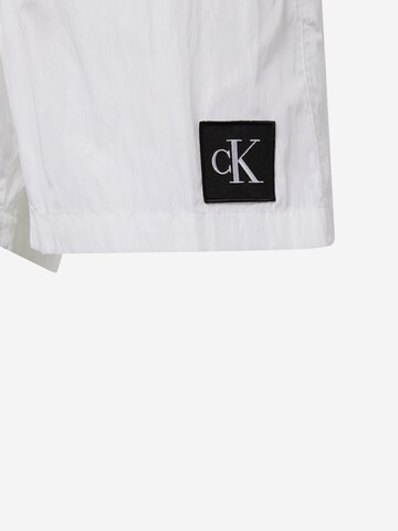 Calvin Klein Swimwear Board Shorts in White