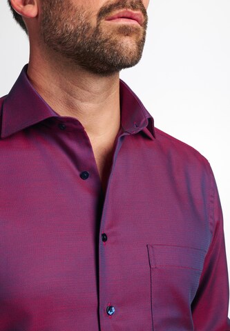 ETERNA Slim fit Business Shirt 'MODERN FIT' in Purple