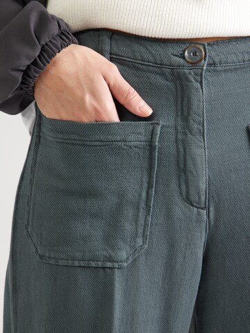 žalia sessun Plačios klešnės Kelnės su kantu 'HENDRICK'