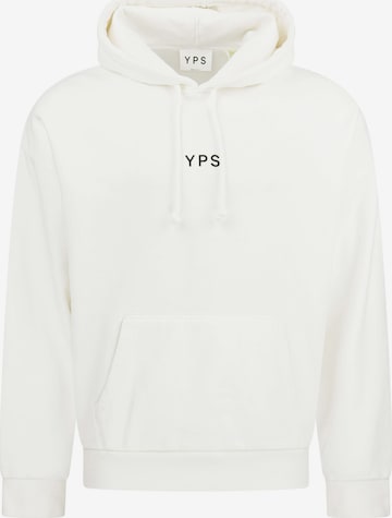 Young Poets Sweatshirt 'Blurry Danis' in White: front