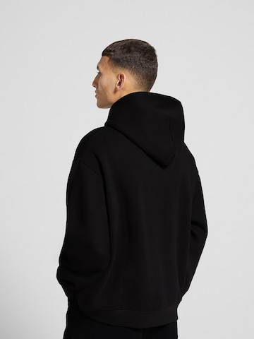 Sweat-shirt Bershka en noir