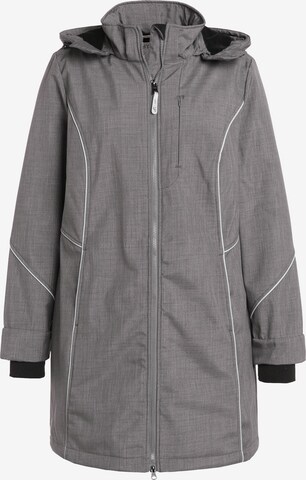 Ulla Popken Performance Jacket in Grey: front