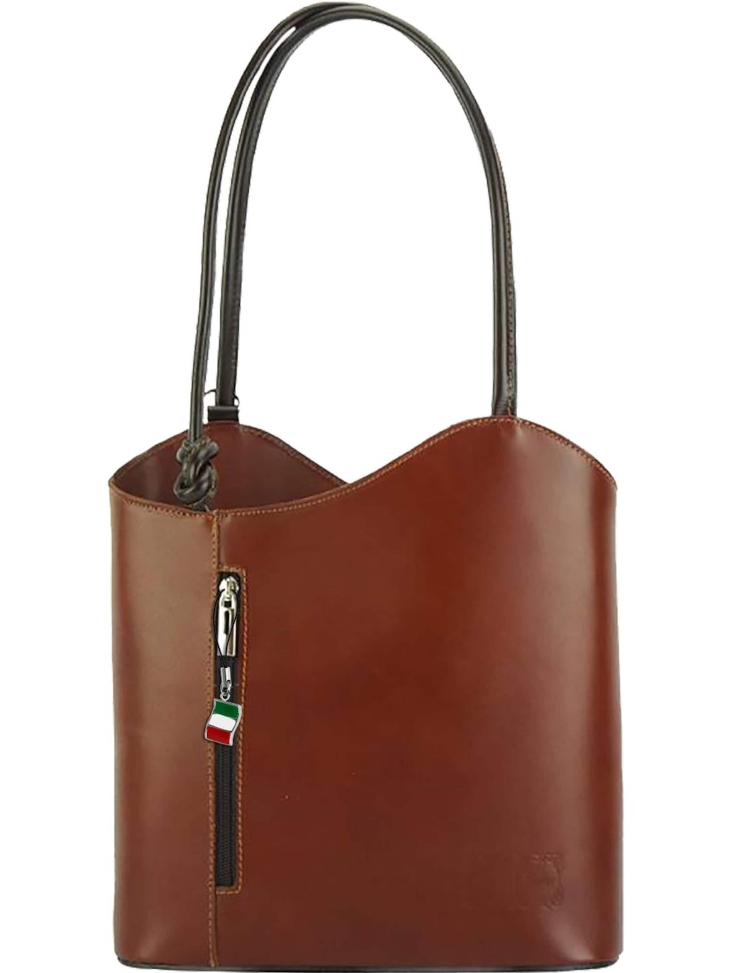 Florence Schoudertas in Bruin