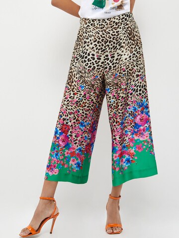 Liu Jo Zvonové kalhoty Kalhoty – mix barev: přední strana
