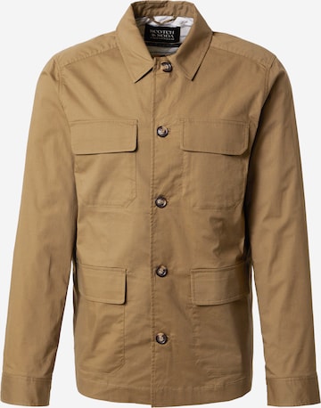 Veste mi-saison SCOTCH & SODA en vert : devant