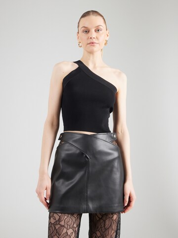 IRO - Top de punto en negro: frente