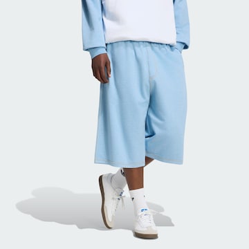 ADIDAS ORIGINALS Baggy Trousers 'Trefoil Essentials' in Blue: front