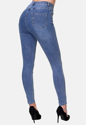 Elara Skinny Jeans in Blauw