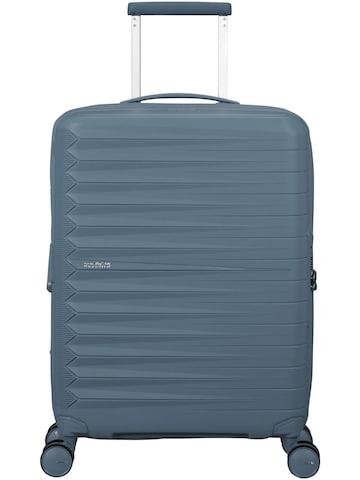 American Tourister Trolley in Blauw: voorkant