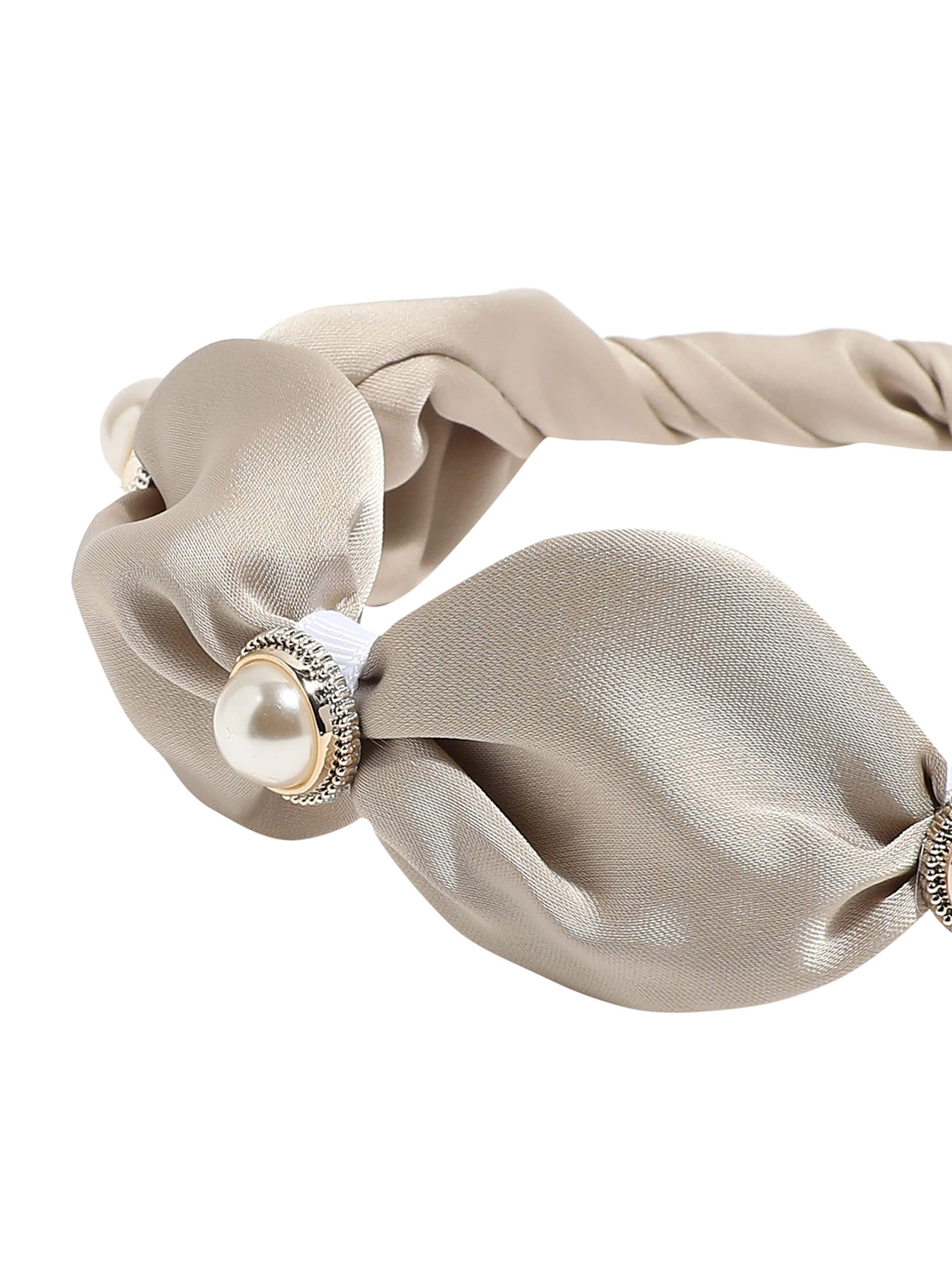 SOHI Biżuteria do włosów 'Ragini' w kolorze beżowy