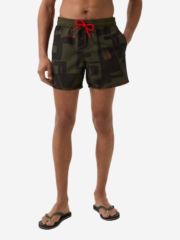 Bogner Fire + Ice Badeshorts 'Nelson' in Grün: Vorderseite
