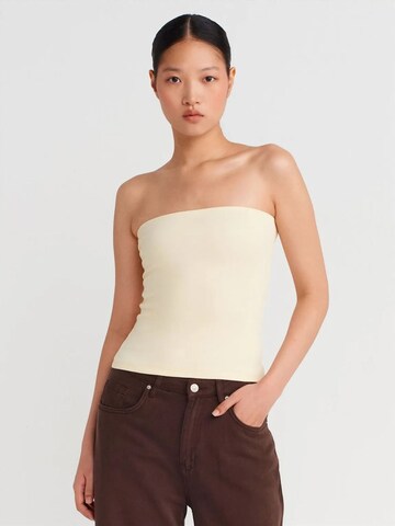 Dilvin Blouse 'Blusen' in Beige: voorkant