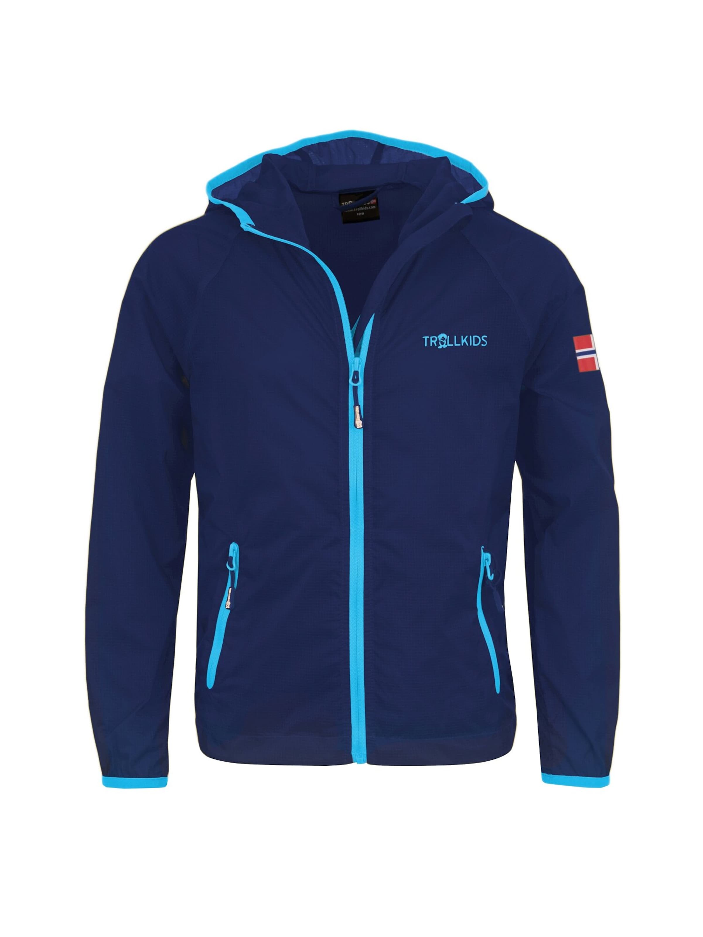 TROLLKIDS Outdoor jacket in Blue: front