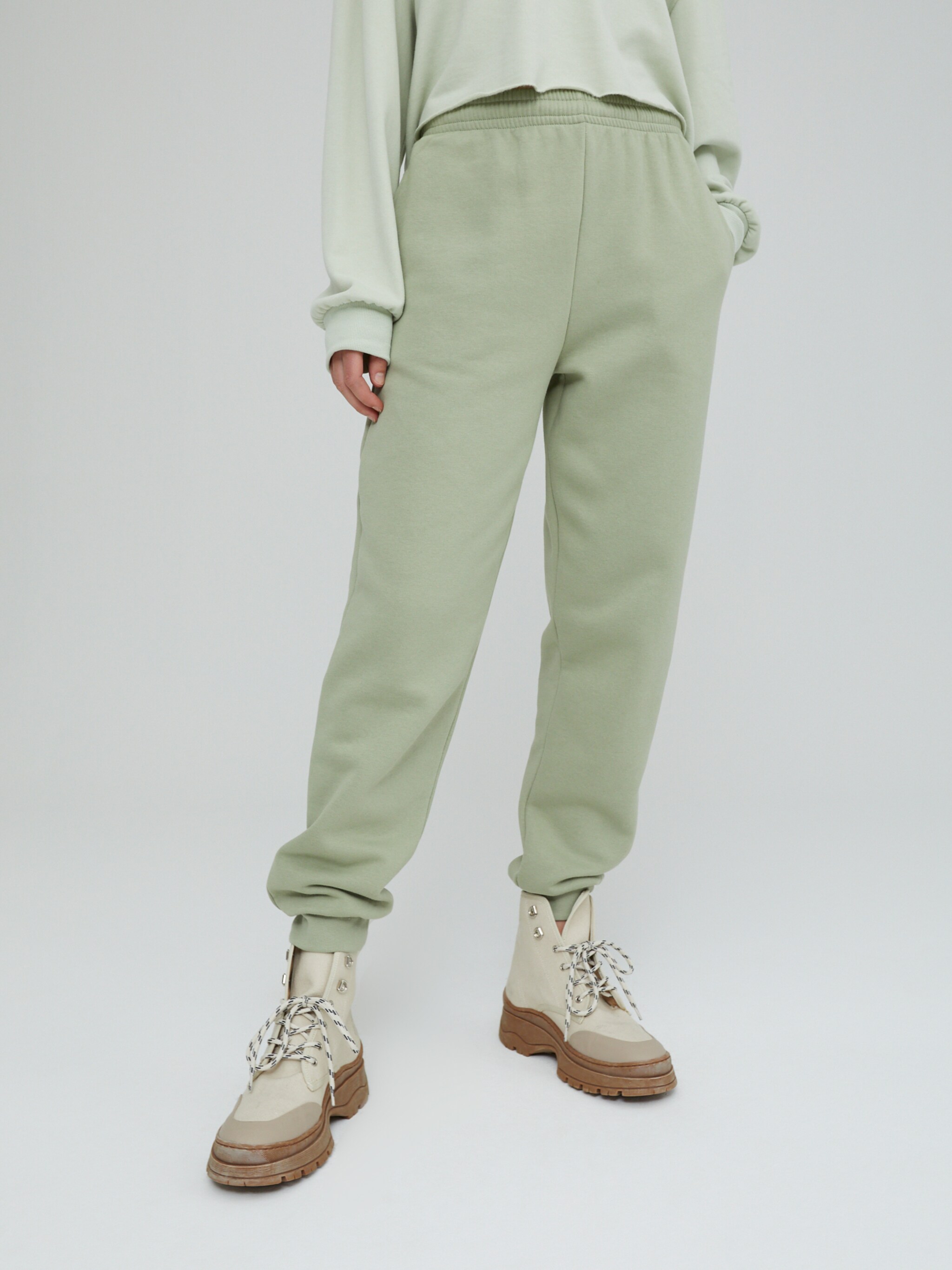 EDITED Producten Broek 'Riley' Groen
