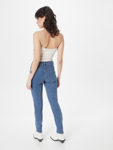 Cream Slim fit Jeggings 'Tove' in Blue