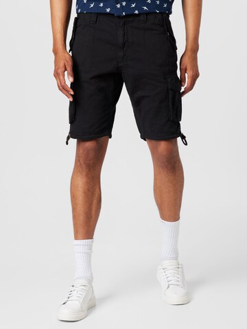 BRAVE SOUL Regular Shorts 'GEORGE' in Schwarz: predná strana