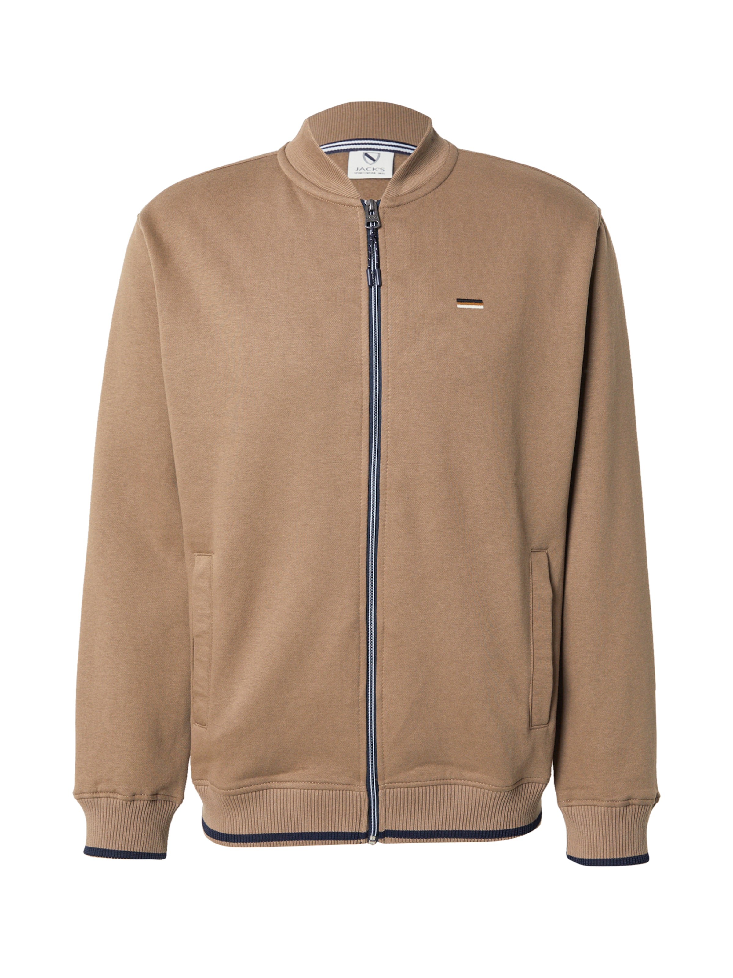 Giacca di felpa di Jack's in grigio: frontale