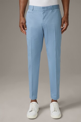 Coupe slim Pantalon à plis 'Kyle' STRELLSON en bleu : devant
