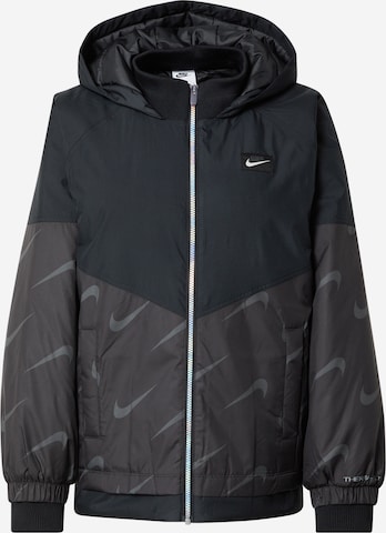 Nike Sportswear Átmeneti dzseki - fekete: elől