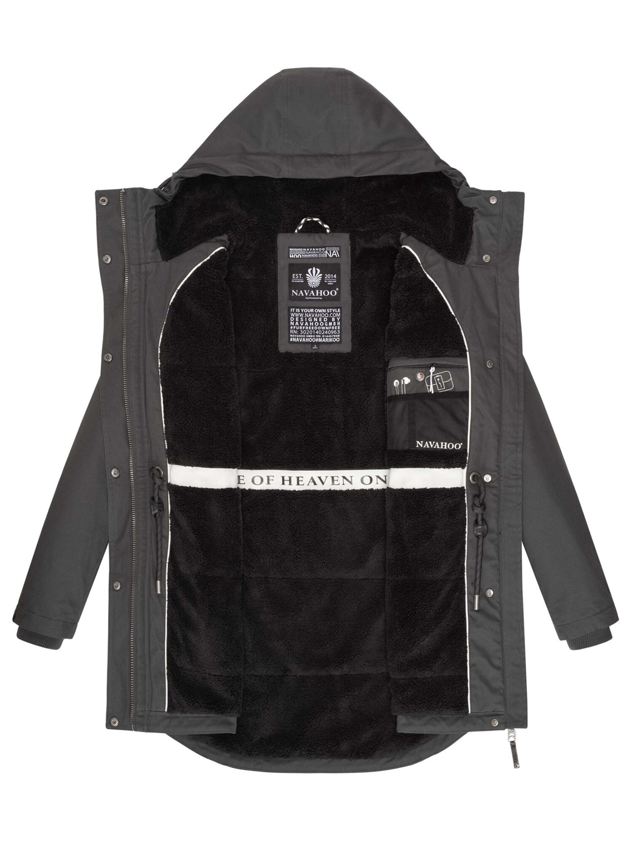 NAVAHOO Winterjas 'N038 ' in Grijs