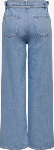 ONLY Wide leg Jeans 'Emma' i blå
