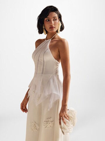 Mew Mews Top 'Narwanii' in Weiß