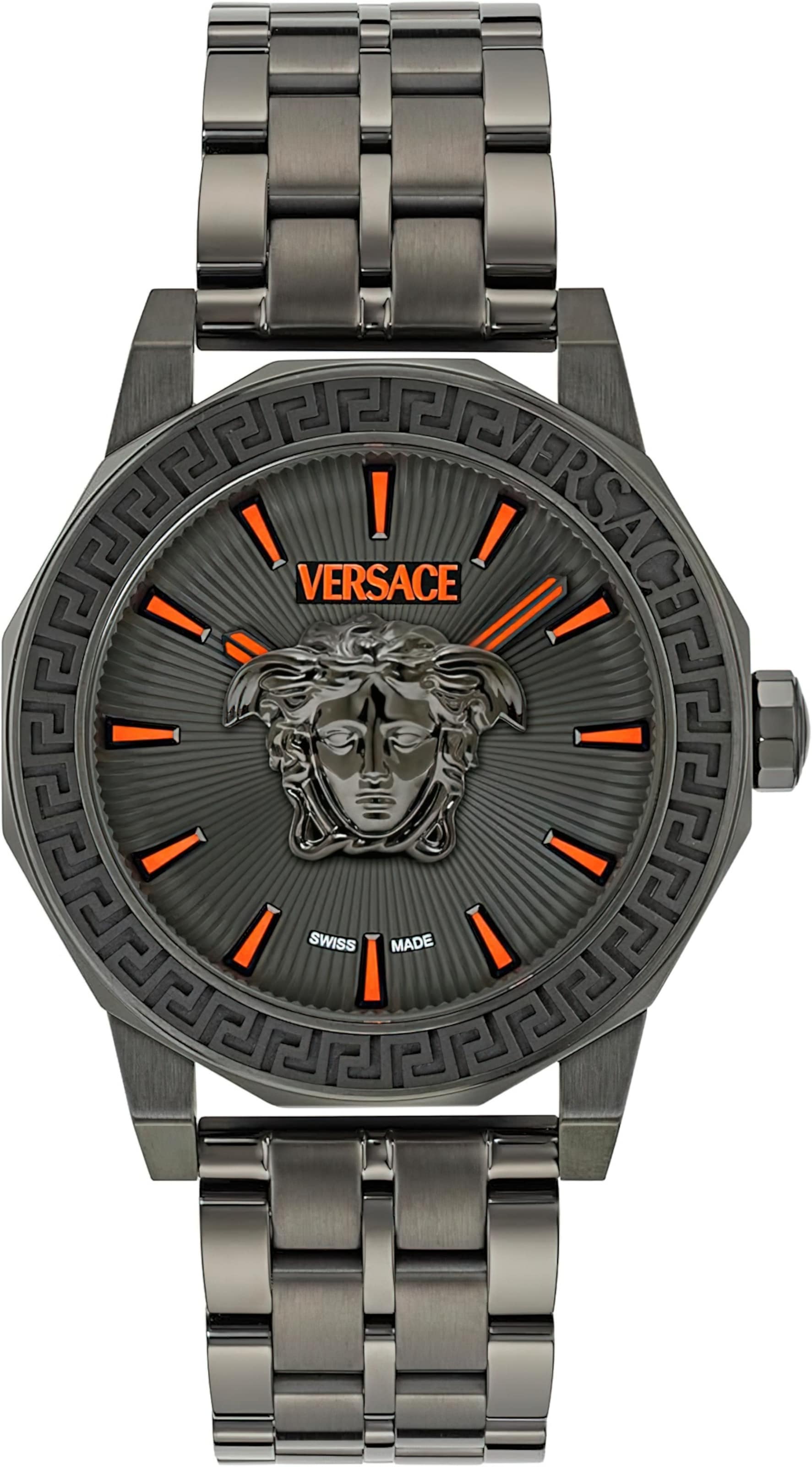 VERSACE Analog watch in Grey / Red, Item view