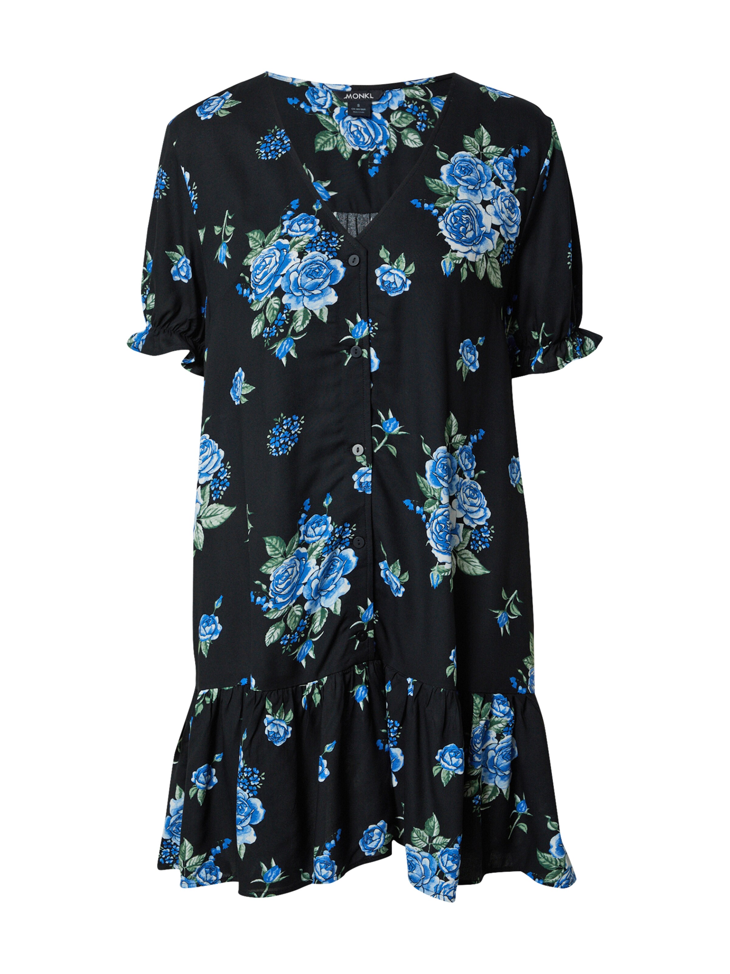 Monki Μπλουζοφόρεμα σε μπλε: μπροστά