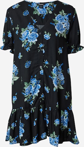 Robe-chemise Monki en bleu : devant