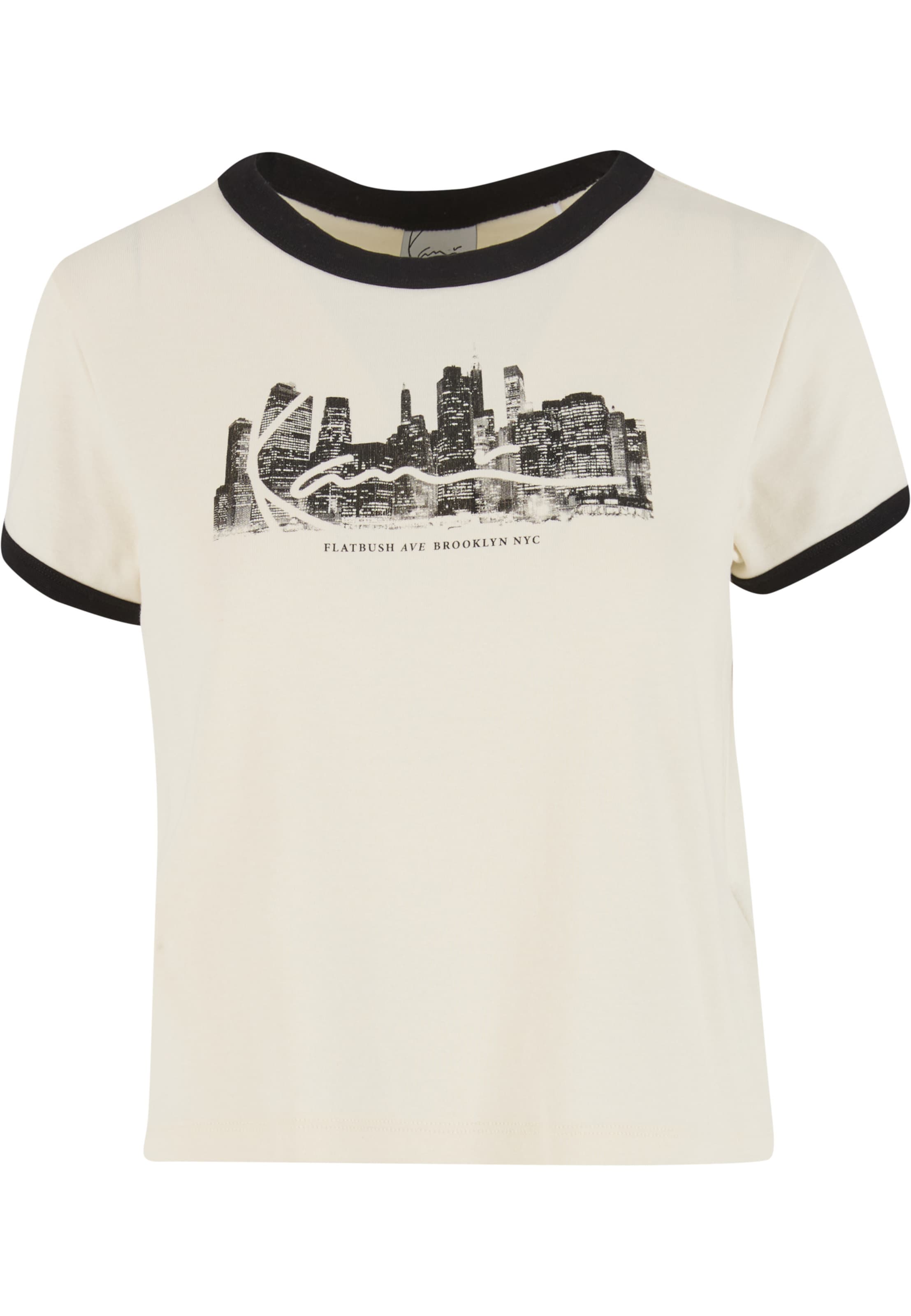 Maglietta di Karl Kani in bianco: frontale