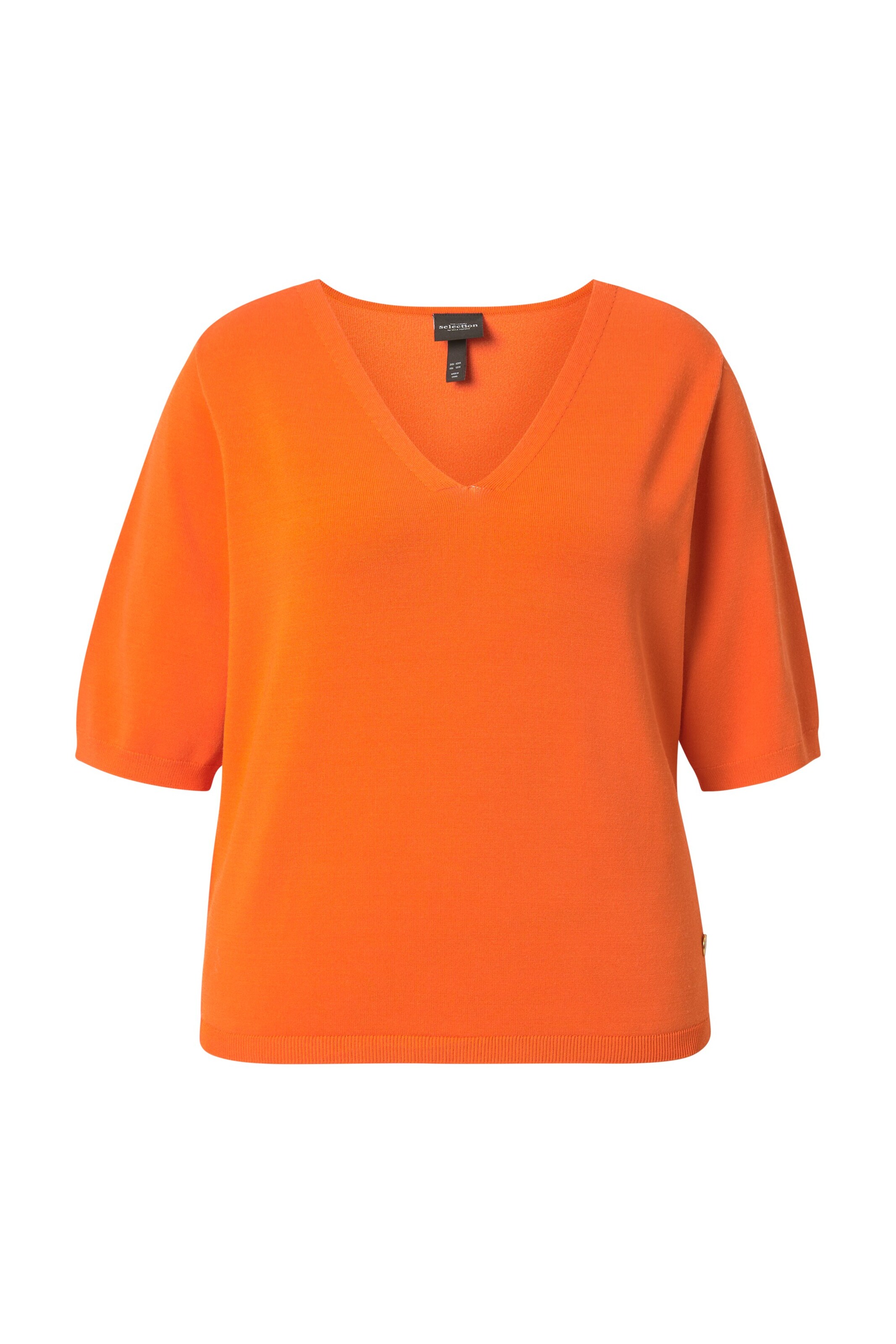 Ulla Popken Sweater in Orange: front