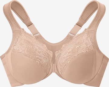 Soutien-gorge minimiseur GLAMORISE en beige : devant