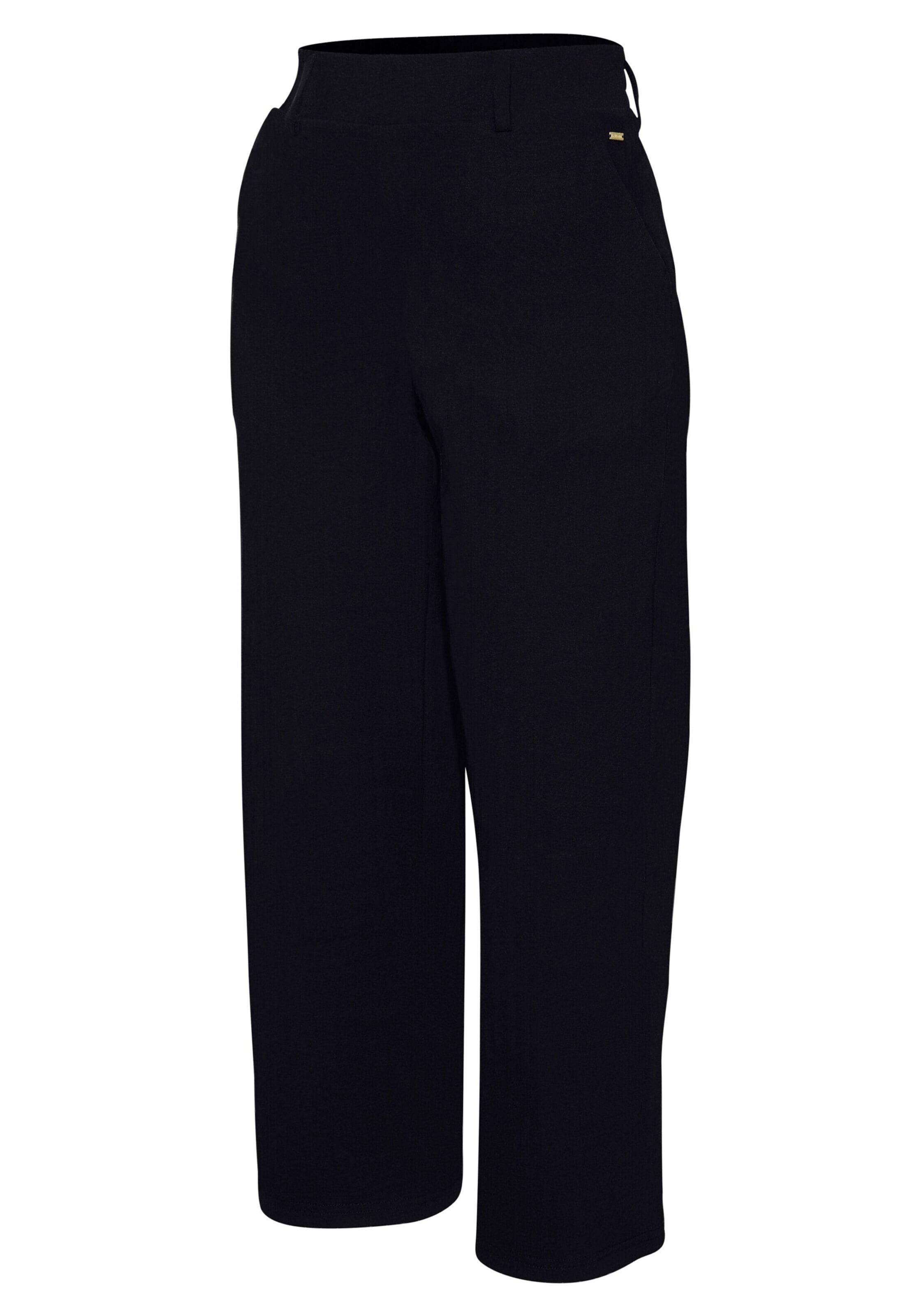 LASCANA Regular Pants in Black
