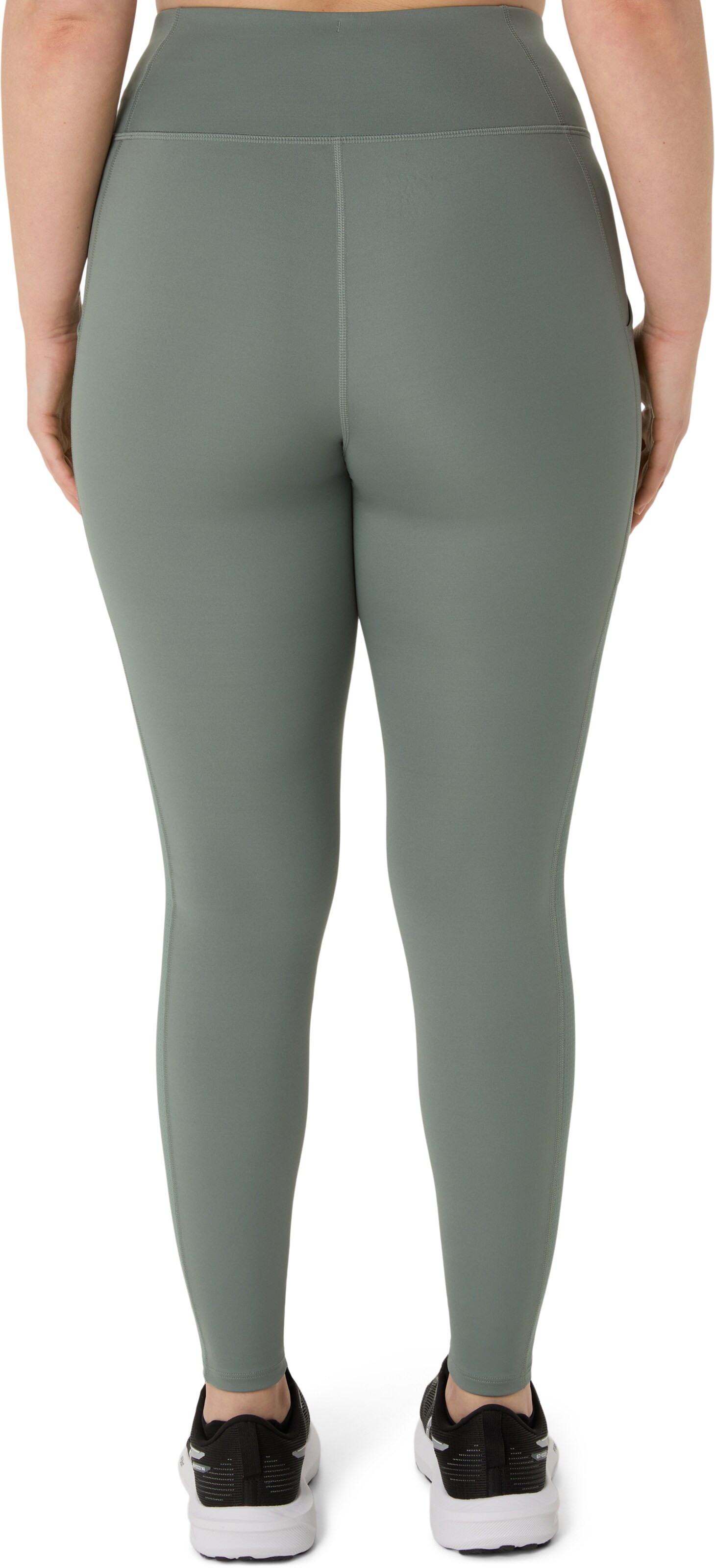 ASICS Skinny Workout Pants in Green