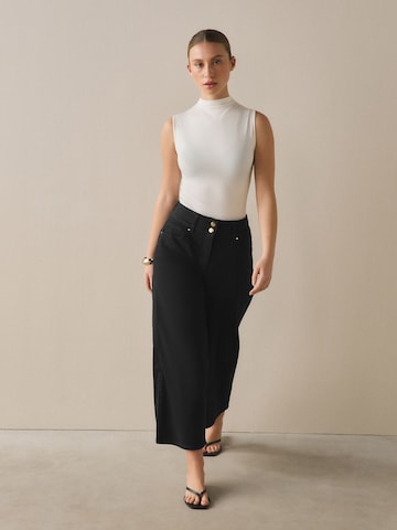 Next Wide leg Τζιν σε μαύρο