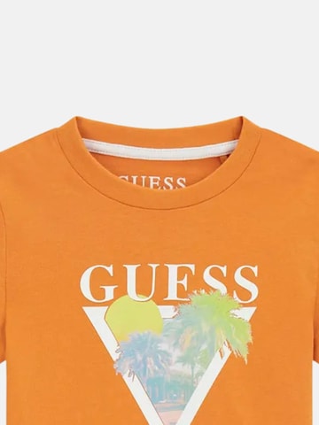 Maglietta 'GUESS KIDS SS T-SHIRT T-SHIRT' di GUESS KIDS in arancione