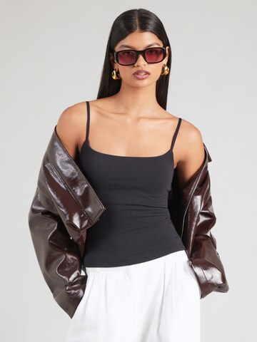 Abercrombie & Fitch Τοπ σε μαύρο: μπροστά