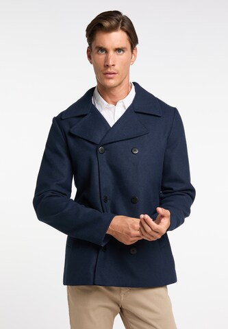 DreiMaster Klassik Between-seasons coat in Blue: front