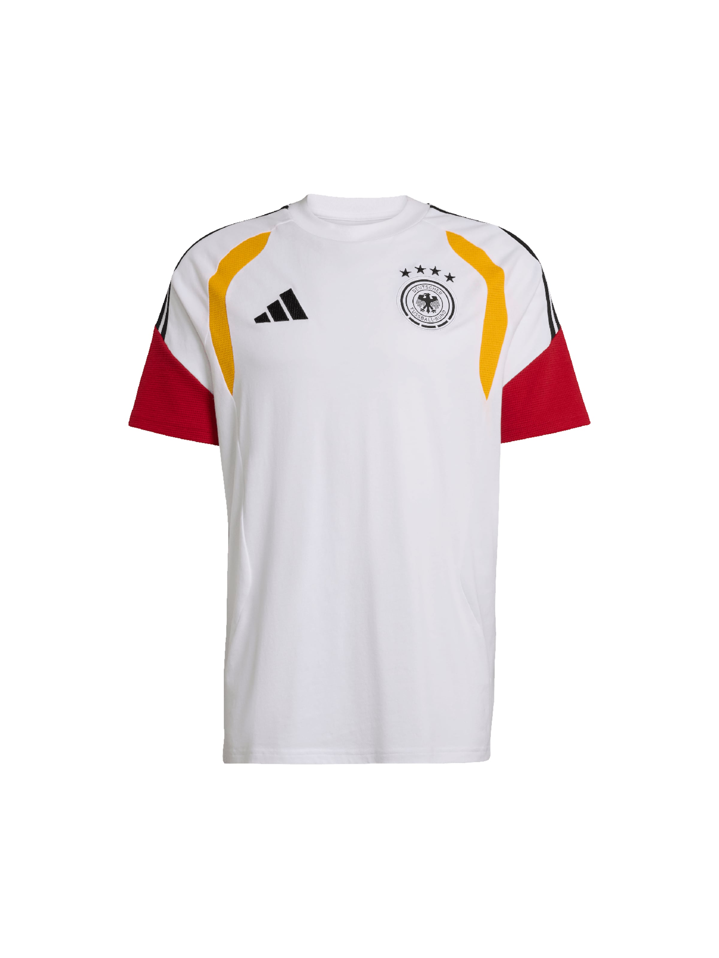 ADIDAS PERFORMANCE T-shirt fonctionnel 'DFB TEE' en blanc, Vue avec produit