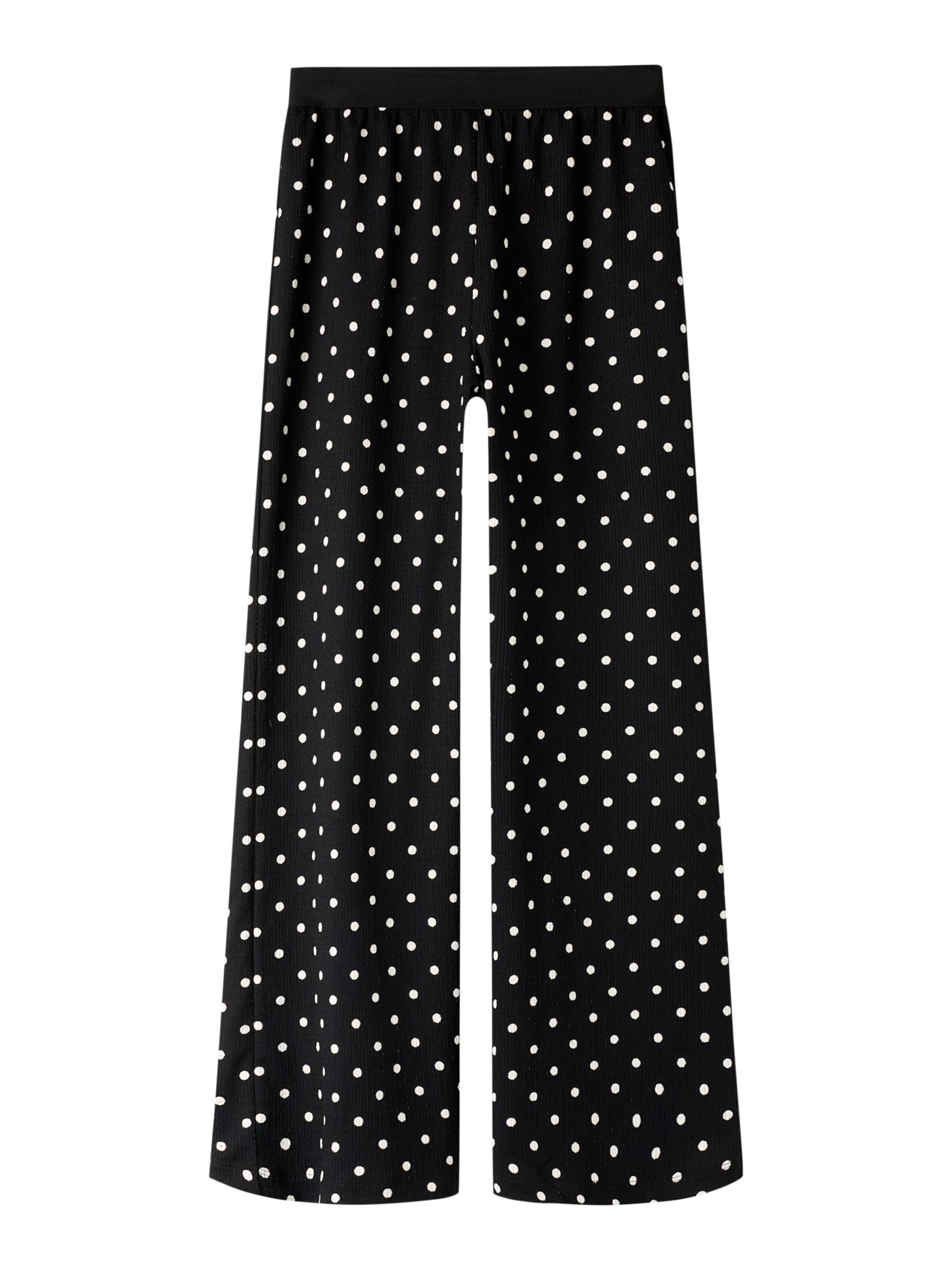 NAME IT - regular Pantalón en negro: frente