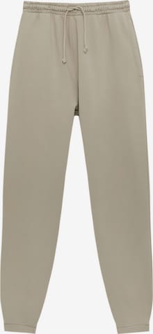 Pull&Bear Spodnie w kolorze beżowy: przód
