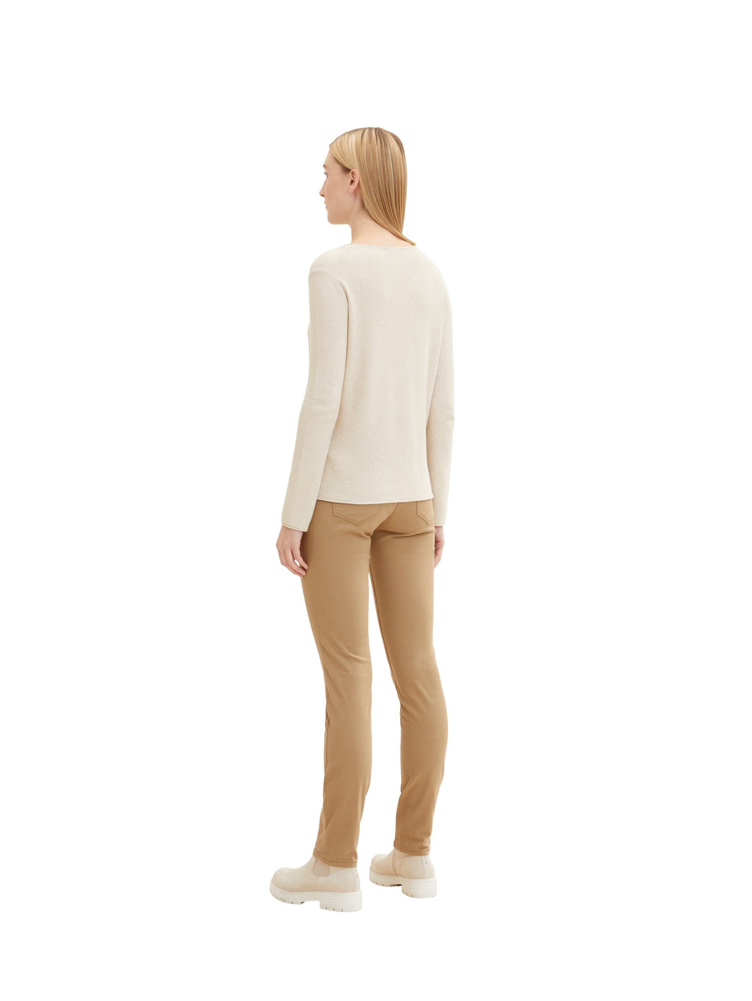 TOM TAILOR Sweater in Beige